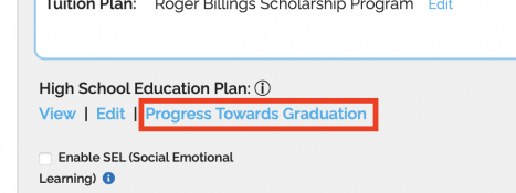 Acellus Academy Progress Towards Graduation Report